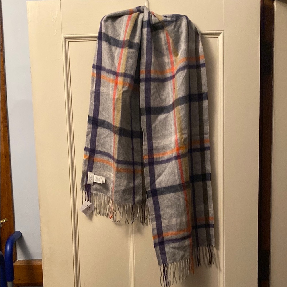 Coach Plaid Scarf